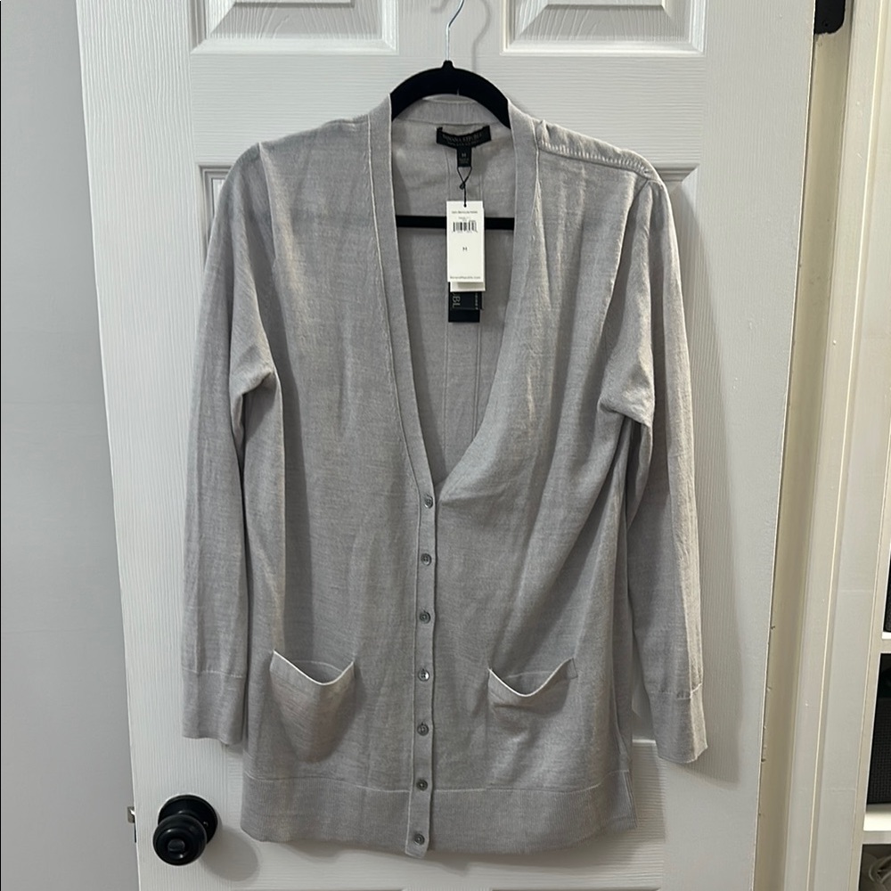 Banana Republic Light Gray Women's Cardigan